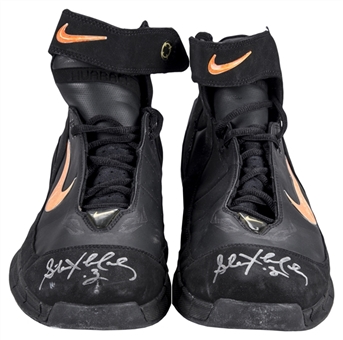 2004 Stephon Marbury Game Used & Signed Nike Sneakers (Player LOA & JSA)